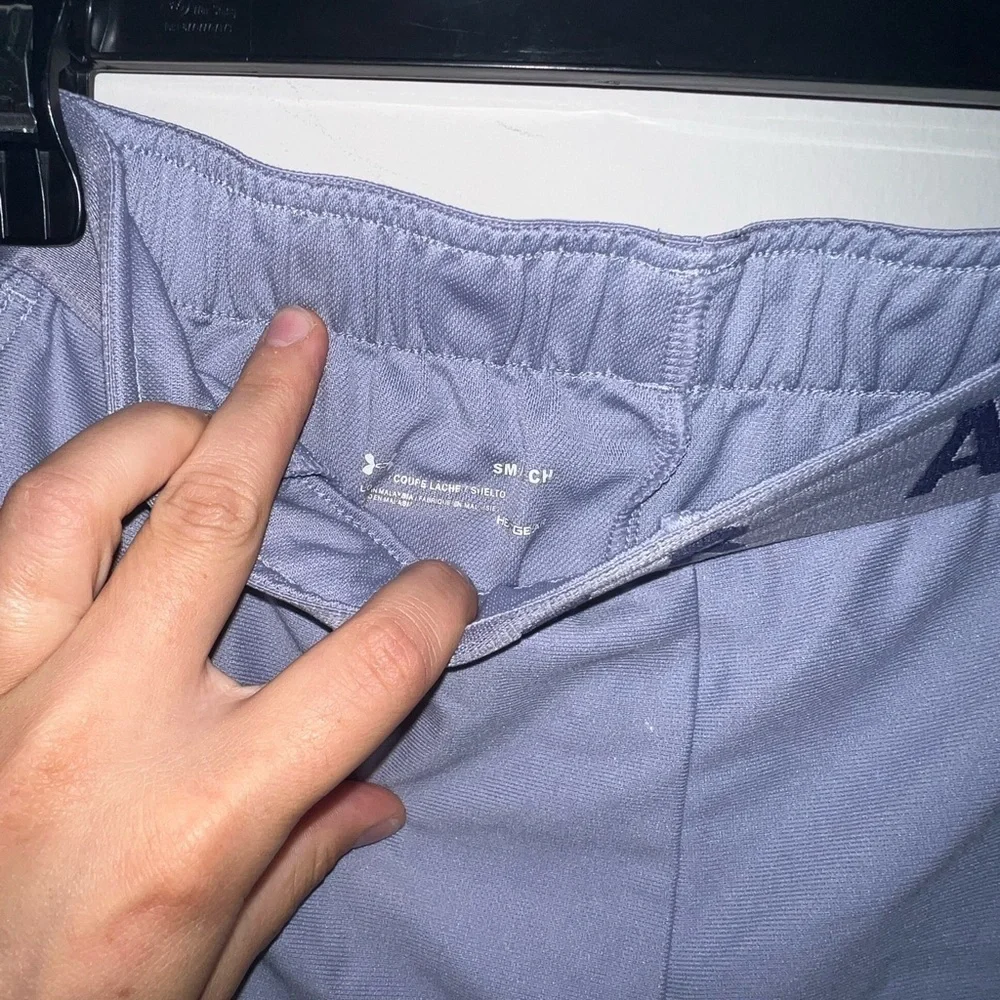 Light purple and dark purple Under Armour Athletic Shorts Small